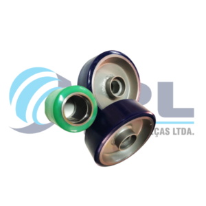 Conjunto de Rodas de Carga Paleteiras e Transpaleteiras